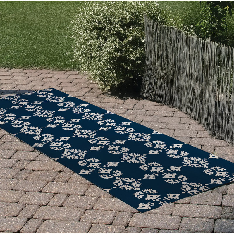 Tapis d'extérieur Cassia, Tapis de couloir 2 pi 6 po x 8 pi