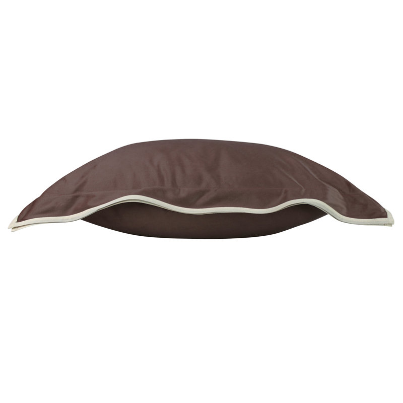 Coussin en velours, Aubergine