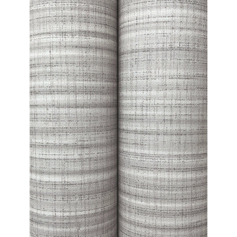 Papier peint strié gris clair Down To Earth, Gris clair