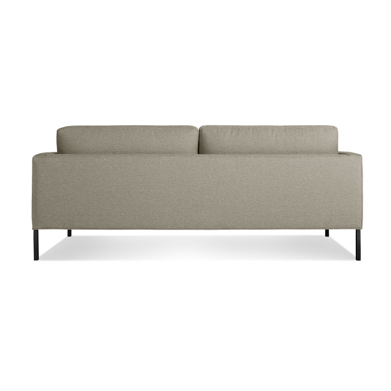 Paramount Sofa, Sanford Ceramic Crossweave, Metal, 32" H x 95" W x 34" D