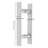 Double Sided Stainless Steel Door Handle, Pair Of Pull Push Sliding Barn Door Handles, Commercial H Shape Door Pull Handle(11.61*1.6*5.95In)-115342014