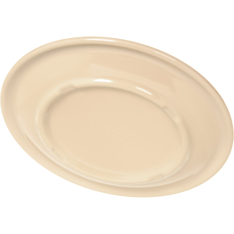 Assiette hors-d’œuvres 6,44 po mélamine Kingline™, Brun clair