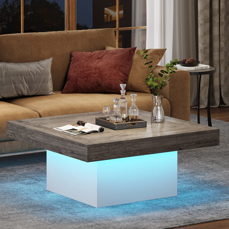 Table basse, Gris / Blanc