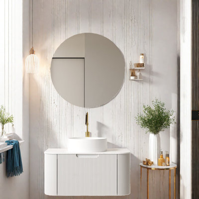 Meuble-lavabo et lavabo Modern White