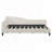 L-Shaped Linen Daybed, with Solid Wood Legs-2013007056-2013006895