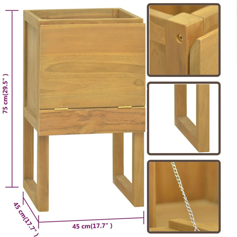 17.7'' Single Bathroom Vanity Base Only