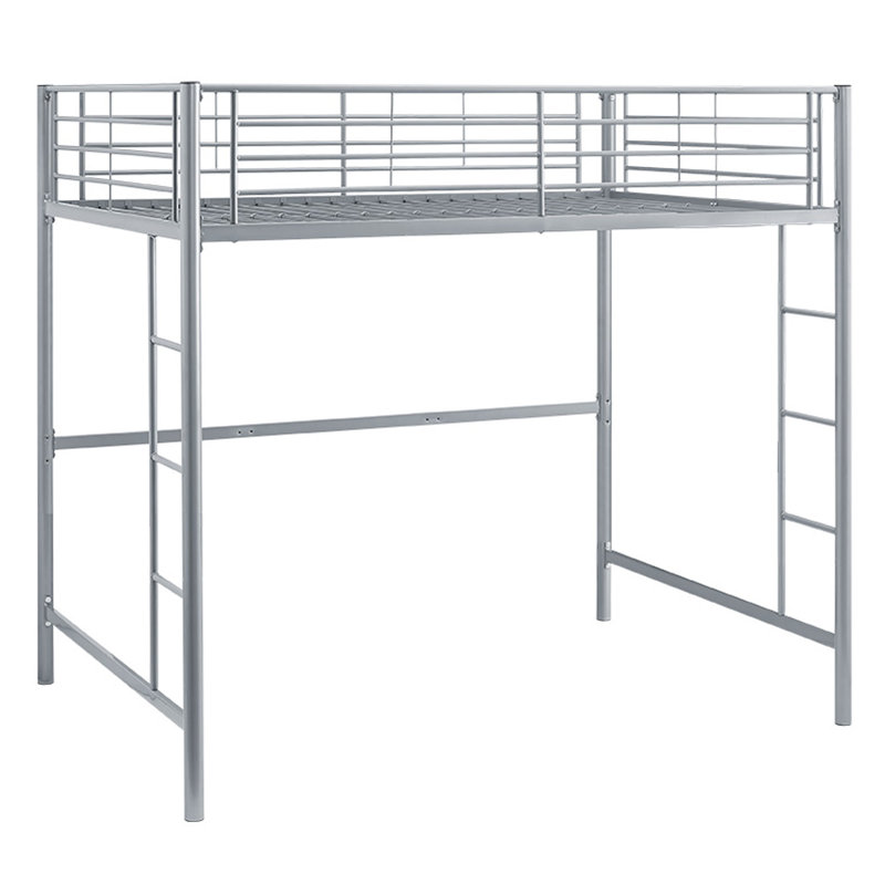 Elita Kids Full Loft Bed, Silver
