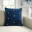 Embroidered Star Cotton Throw Pillow Cover and Insert-1869333402