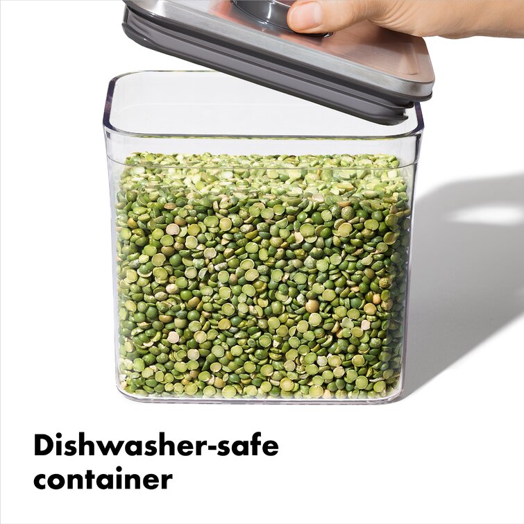 FRESH N SEAL 35.2OZ RECTANGLE TEMPERED CONTAINER WITH LID