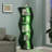 Modern LED Corner Bookshelf With Remote, 5 Tier Lighted Display Shelf, RGB 7 Color Floor Standing Bookcase Storage Rack-2067335629