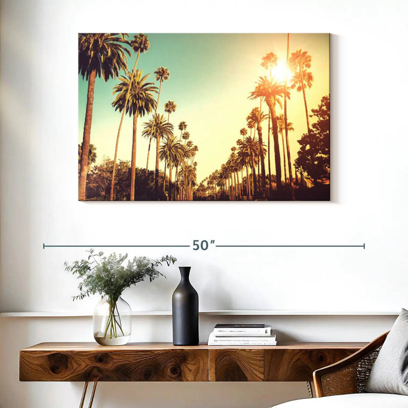 Ravi Sunny Palm Avenue, H 26 po x l 39 po