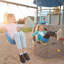 Portique balançoire tour d'aventure