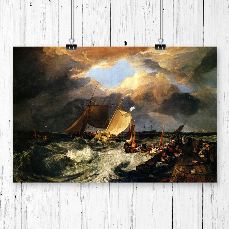 J.M.W. Turner Calais Pier - Frameless Print, 29.7cm H x 42cm W