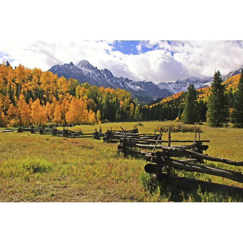 Mount Sneffels Range, Colorado - Wrapped Canvas Print, 20cm H x 30cm W x 3.8cm D