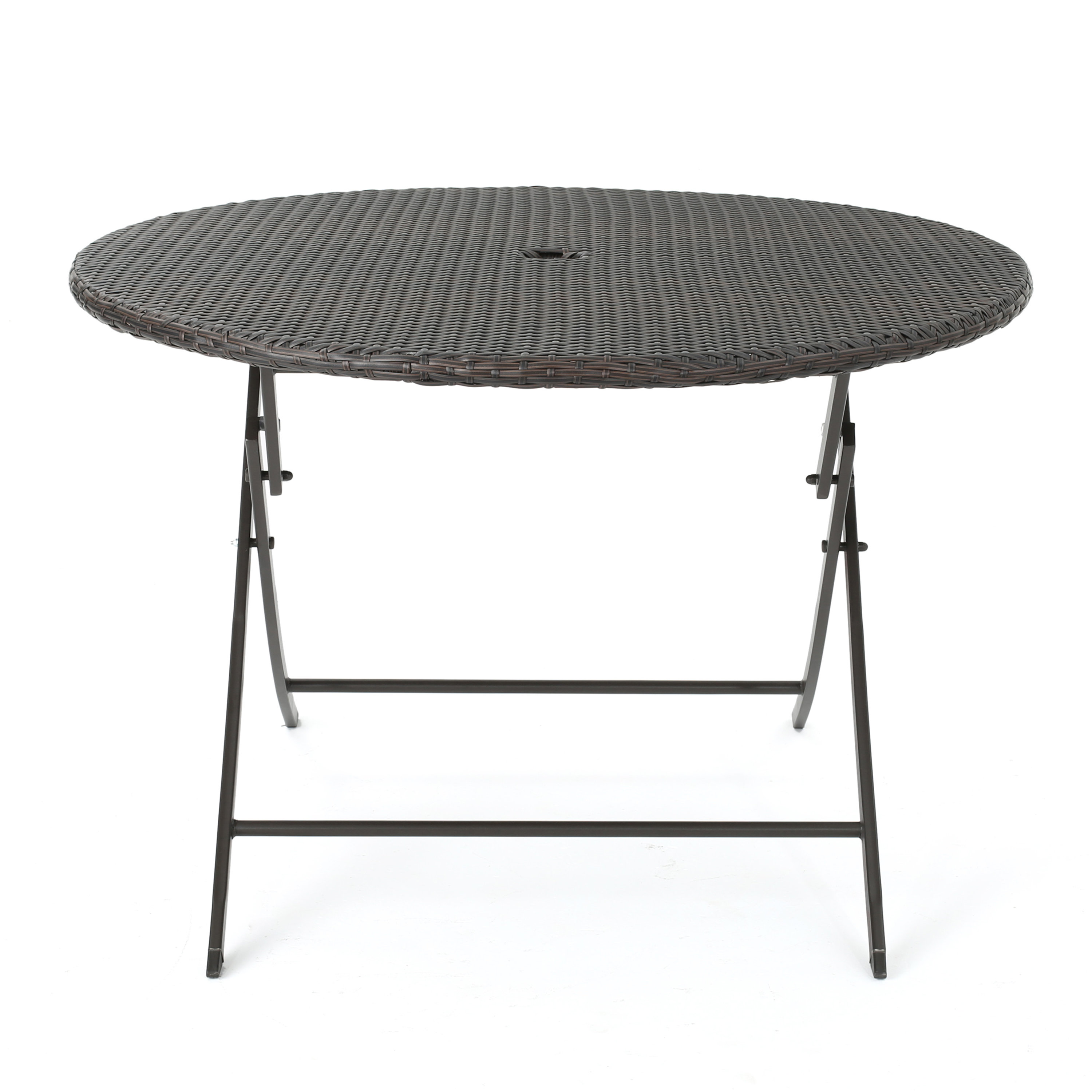 Latitude Run® Hutt Folding Wicker/Rattan Dining Table & Reviews Wayfair