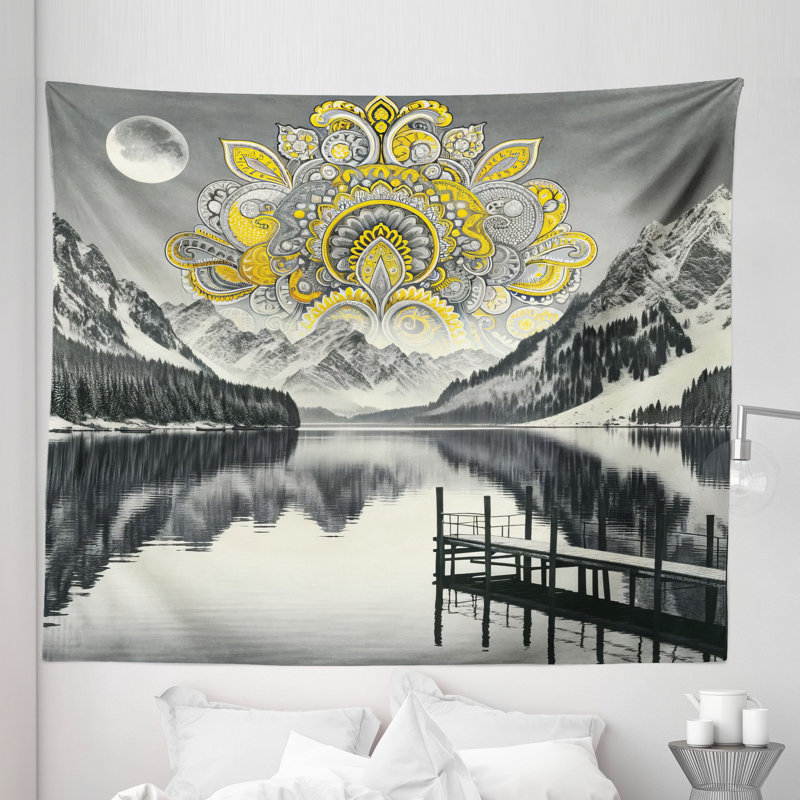 Tapisserie en microfibre, H 104 po x l 88 po