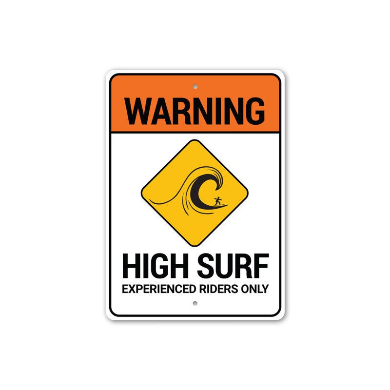 Panneau de plage, H 18 po x l 12 po x P 0,06 po