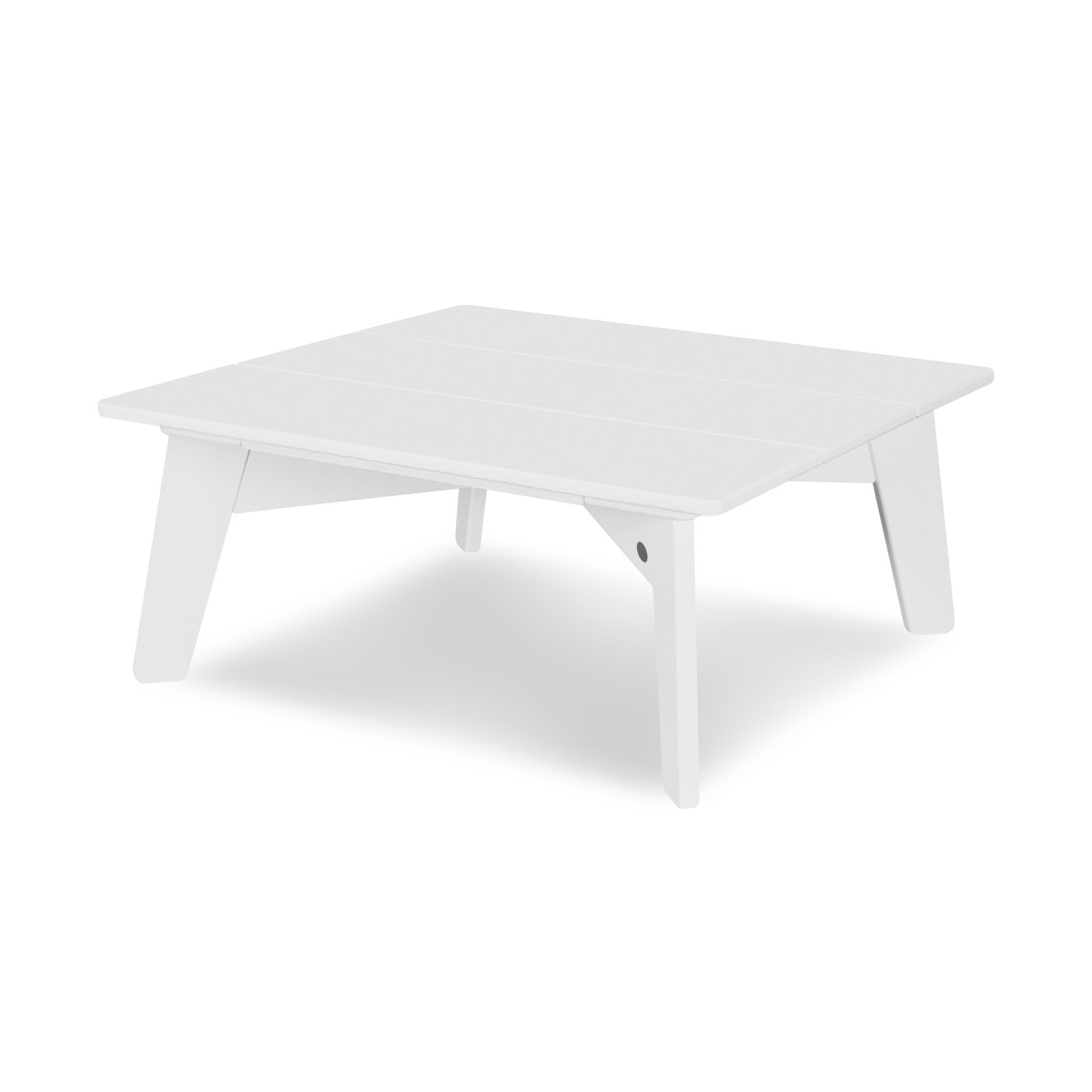 Riviera Plastic Coffee Table, White