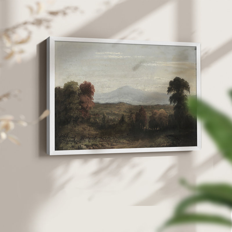 Paysages rétro-CDLIX - reproduction encadrée, H 8 po x l 10 po, Blanc