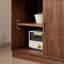 Buffet de rangement multifonctionnel en noyer noir-129098814