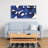 Abstract Modern Blue Leaves - Classic Canvas Home Decor