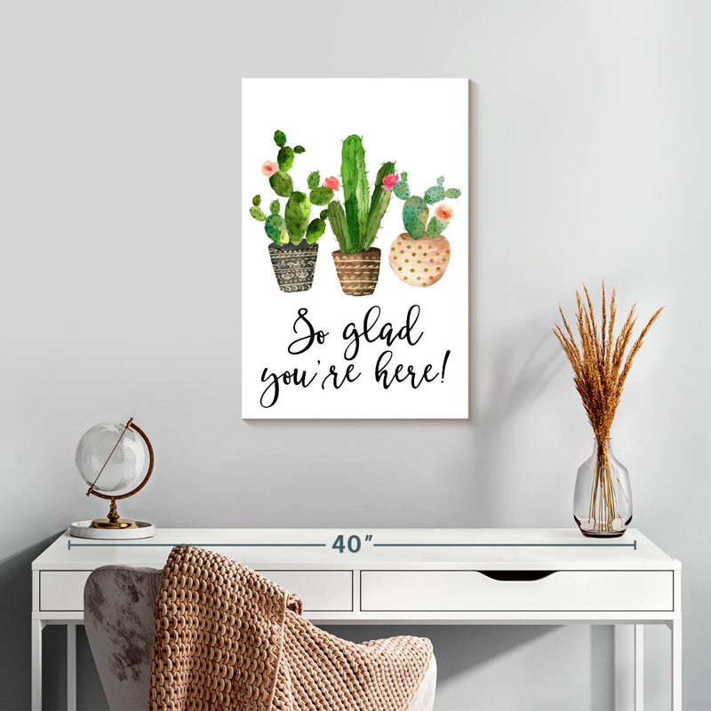 Harnek So Glad You're Here, 24" H x 16" W