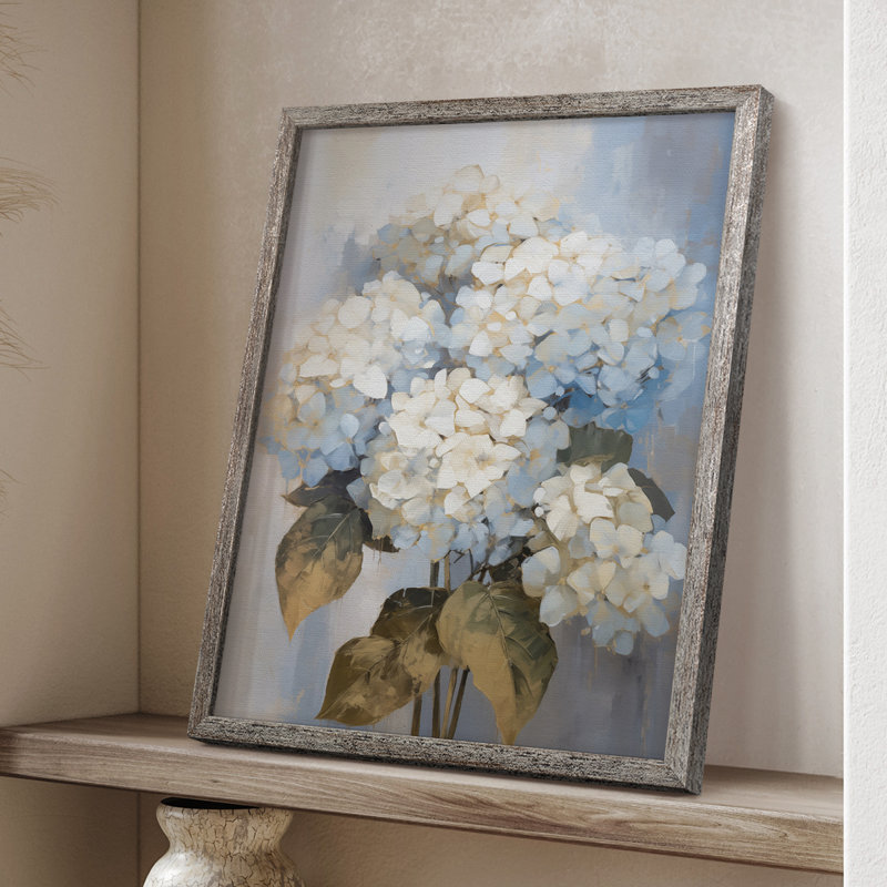 Reproduction encadrée FLORAL Series Cxxiii - bois massif, H 21 po x l 17 po