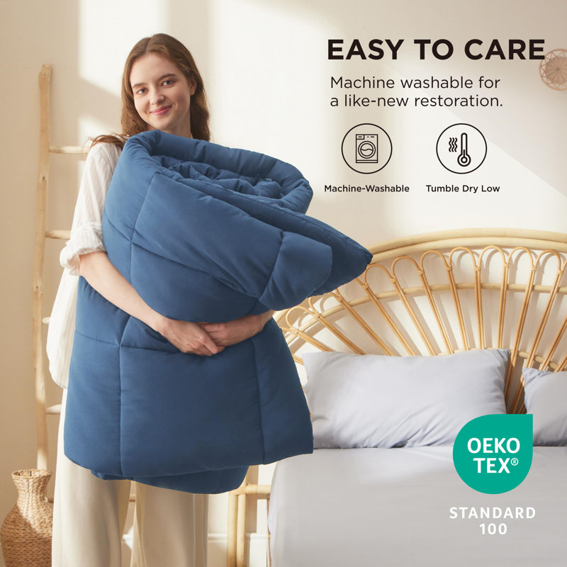 Bedsure Comforter Duvet Insert - Quilted Comforters, Oversized King