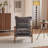 Masson Chenille Accent Chair Armchair With Pillow-1185751601
