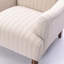Chaise avec accoudoirs rayée