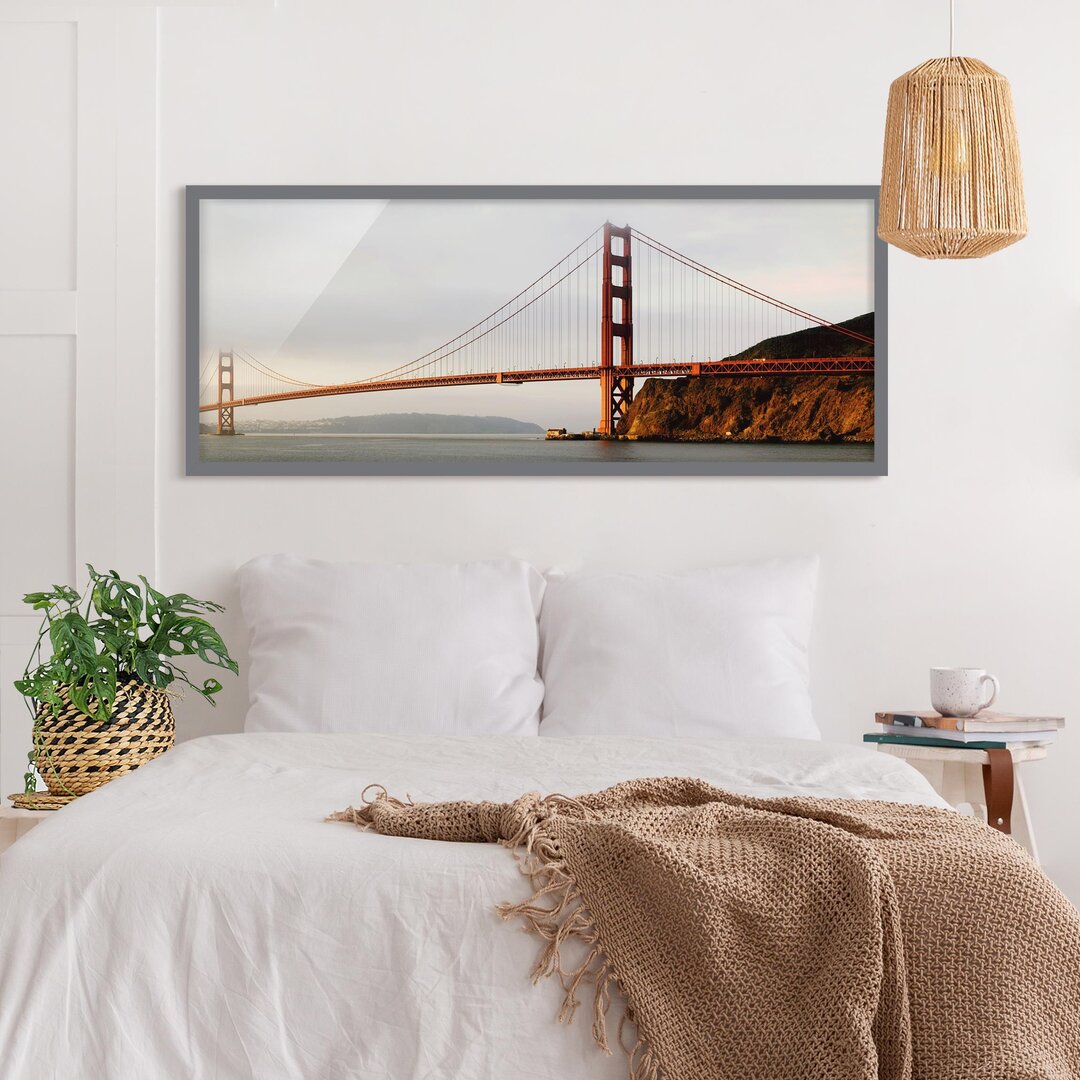 Bild mit Rahmen - San Francisco - Panorama-Landschaft - A