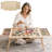 1500 Piece Puzzle Table with Folding Legs, 4 Drawers, Cover, 34x25 in, Birthday Gift for Mom, Portable Wooden Board, Jigsaw Accessories for Adults, Puzzles Organizer & Storage System