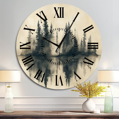 Vintage Morning Dew in Beaver Lake - Rustic Metal Wall Clock