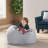 Chrisholm Light Grey Bean Bag