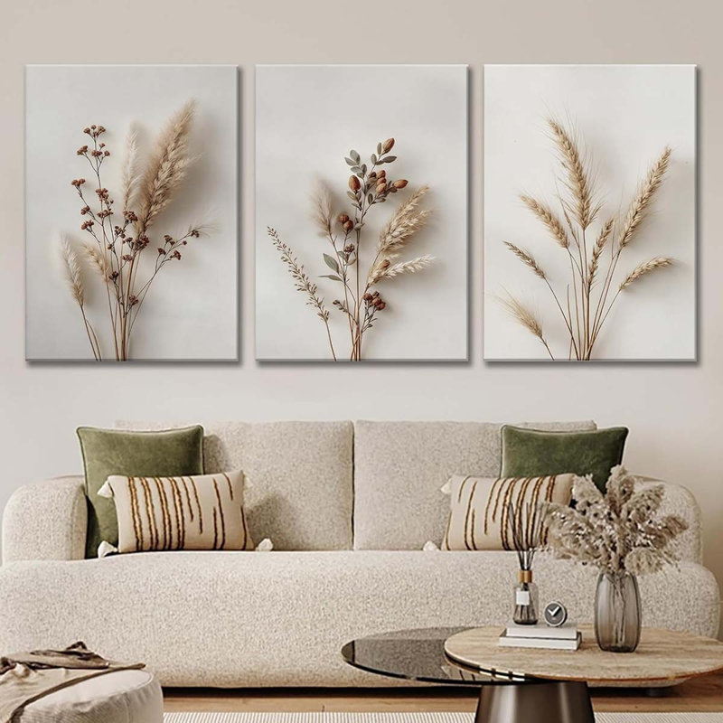3 Piece Wrapped Canvas Print, 40 cm H x 30 cm W