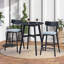 Ensemble de 2 chaises de bar, îlot de cuisine rembourré moderne