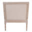 Chaise d'appoint Amando French Country, revêtement beige