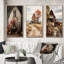 Barns Charm rustique - ensemble d'art floral de 3 pièces-1804753994-1804754037