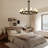 12-Light Dimmable Wagon Wheel Chandelier-2052302941