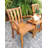 Bednarz 8 - Person Teak Solid Wood Patio Dining Set Umbrella Hole Included Oval Table with Sunbrella® Cushions Included