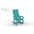 HDPE Outdoor Rocking Chair-1367559700