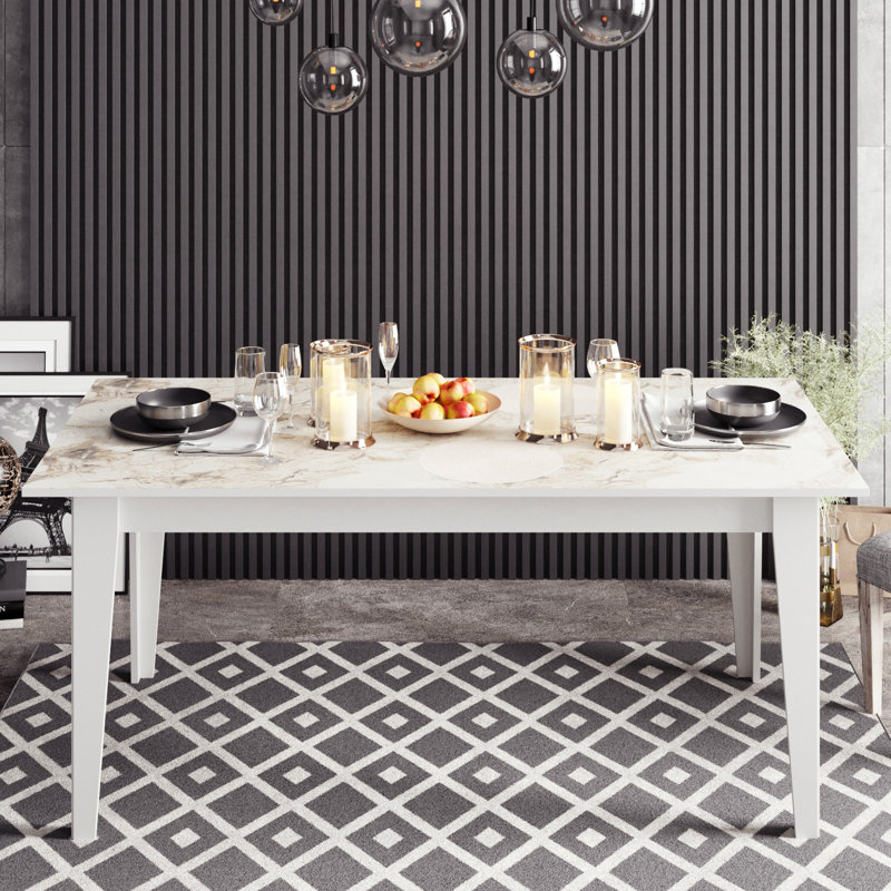 Goodlow Dining Table, White