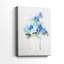 Fleurs vichy bleues II - Cavas enveloppés de galerie-93889067