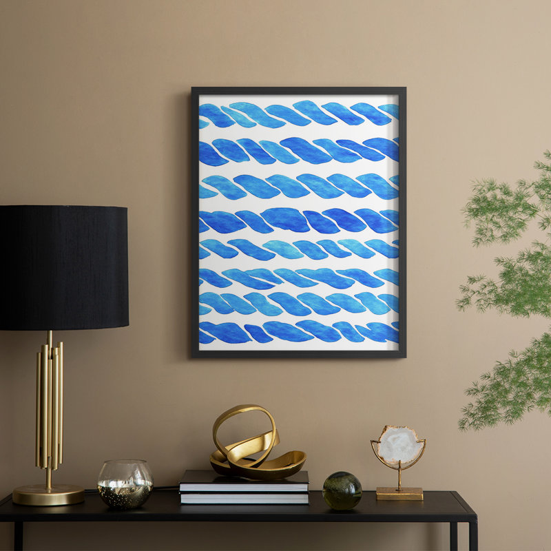 «Abstract Abstract», reproduction encadrée - prêt à accrocher - fabriquée aux États-Unis, H 10 po x l 8 po, Noir