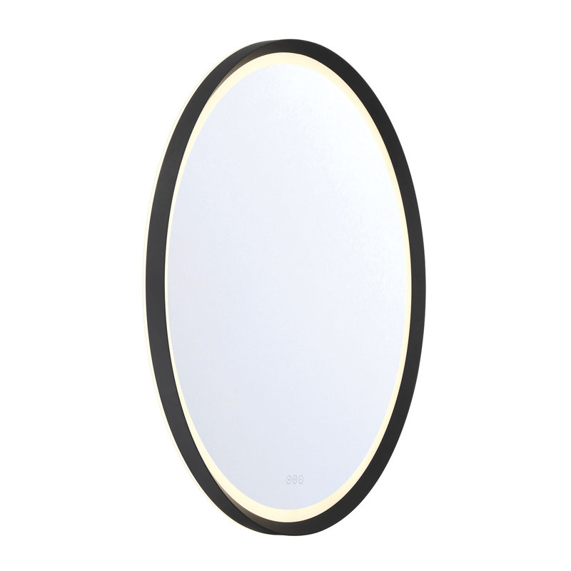 Artell Square Mirror - 42" x 42", Brushed Silver, 42 po x 42 po, Noir, noir, noir, noir