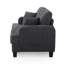 Canapé en chenille Luka avec porte-gobelets et ports USB-93134411-93134739
