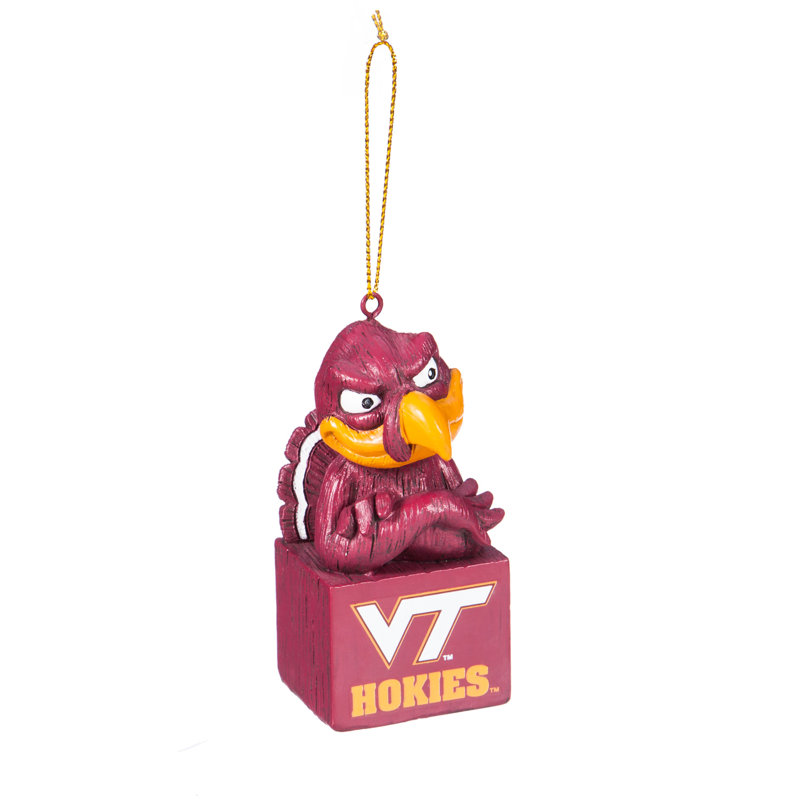 Ornement figurine suspendu mascotte NCAA, Virginia Tech