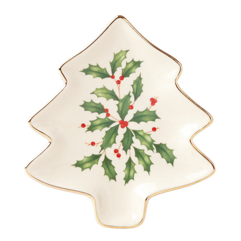 Lenox Hosting the Holidays Tree Bread and Butter Plate