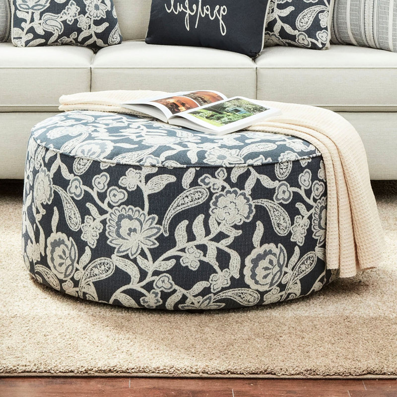 Revêtement floral à motif floral de style transitionnel avec finition multi et garniture de cordon de soudure, 39 pouces de largeur, profondeur, 18 hauteur, 30 livres, conception de garniture facile à assembler, large, long, haut,