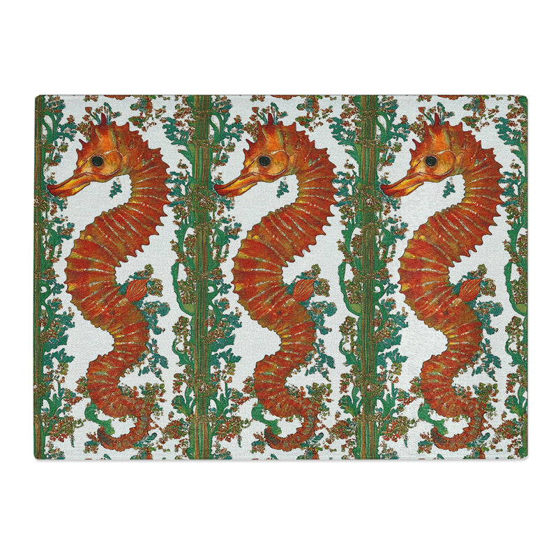 Seahorse Vol.4  Glass Chopping Board